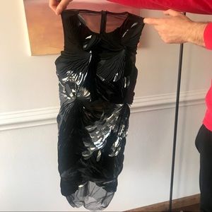 Jovani extravagant black dress